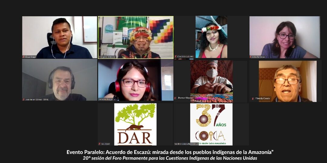 Defensores y defensoras indígenas presentan propuestas ante ONU y CEPAL para una implementación efectiva del Acuerdo de Escazú