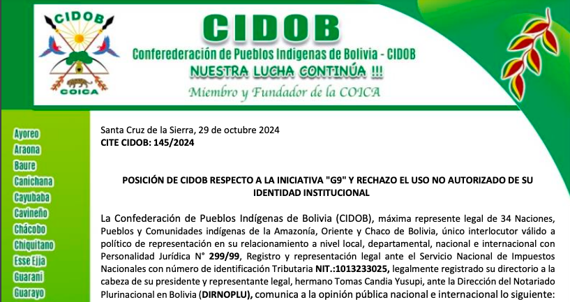 CIDOB denuncia el uso no autorizado de su identidad institucional