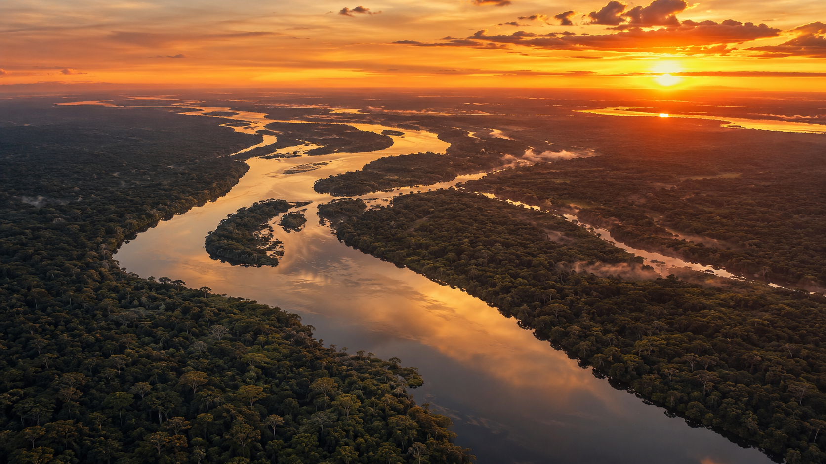 Rio amazonas ecuatoriano de la coica amazónica